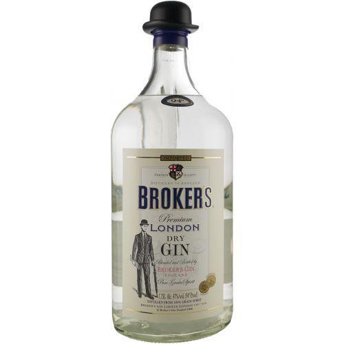 07210a3131f379228629fe44b8a2b0afad37674081e322cd2d0a9ee5c5cc5e2c Broker's Gin London Dry - 1.75L - Image 1