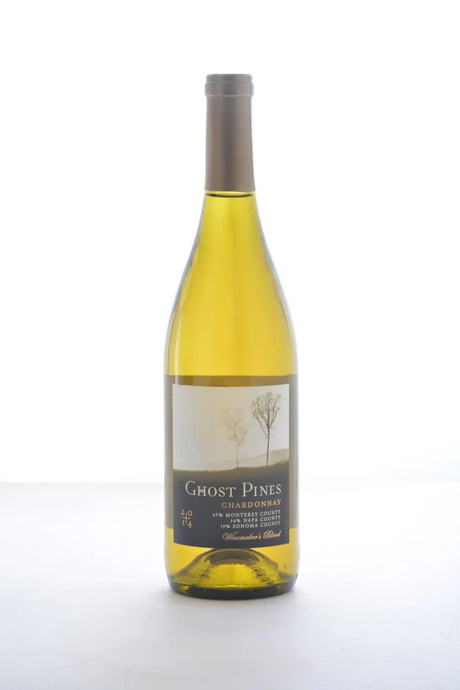 0cd608cc8ef2ea8f9fa01d22d4037d8367f4a1341b61b0f6a15cd45c35661011 Ghost Pines Chardonnay 750ML - Image 1