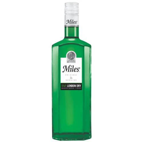 0dbdb7db1f2547f7b1a58602d13df0a75b10b6427d07c1e965c9d54db20e2ceb Mile's London Dry Gin - 1.75L - Image 1