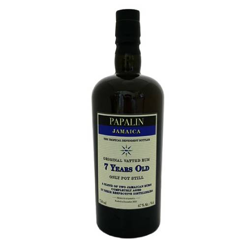 2214957391904ba07ad39d1325f8f58bdcd34116acf953df860141895dd77fbf Papalin Jamaica 7 Year 750ml - Image 1