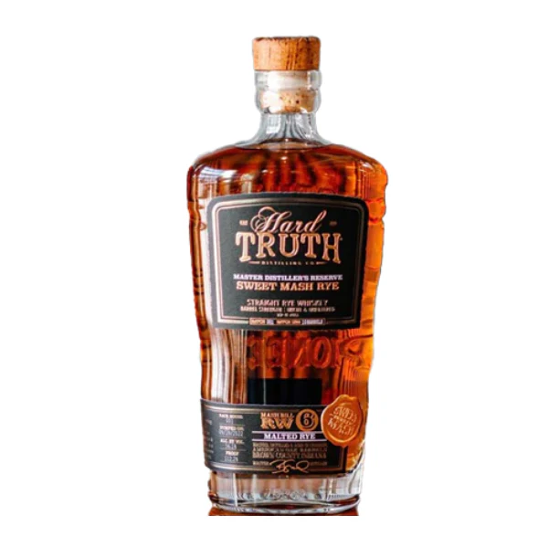 263848027f630c6dadfa4360bc17d6202a1ddf26ac104fc47fcf6787f6cfd1a6 Hard Truth Sweet Mash Rye Whiskey Mash Bill RW6 Malted Rye- 750ML - Image 1