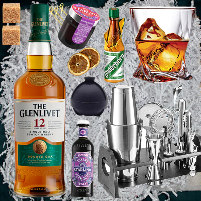 2bec227bb08d1bdd5cfc3ca87942b84483c196ab424602a9abdf6e1bb11205d9 The Glenlivet Single Malt Whisky 12 yr Gift Pack - Image 1