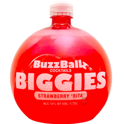 Buzzballz Cocktails Biggies Strawberry Rita - 1.75L