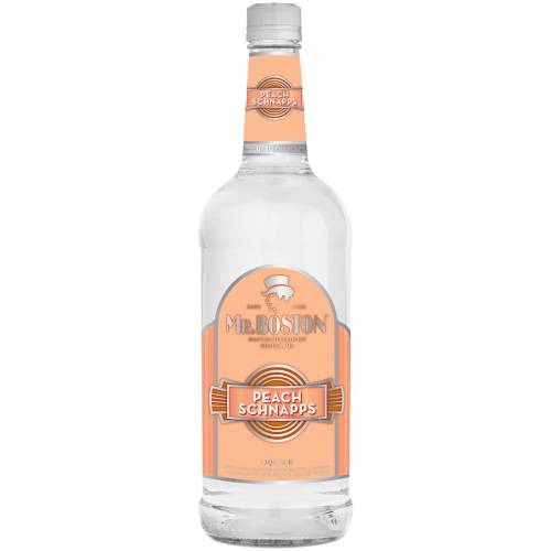 33caf409aeb8ac7770306cc1f3bfc411b0da2060b8dd1953ed125fd96a34c435 Mr.Boston Peach Schnapps - 1L - Image 1