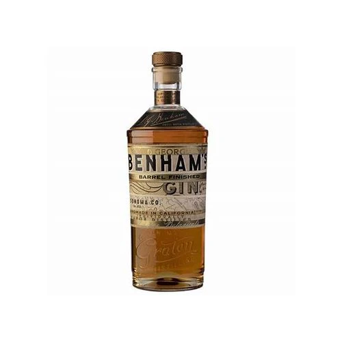 445cabe7e440c1a3c349c3e88a9d2ac3a340b62f7fcf15011d6eb3226c6bfb8c Benham's Gin Barrel Finish - 750ML - Image 1