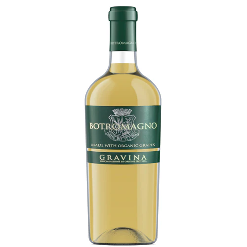 68d257bd9b2def13d4bf7cec0df711515a8c9043a687314bbbbb1f87d1e0a10d Botromagno Gravina Organic Grapes 2023 - 750ML - Image 1