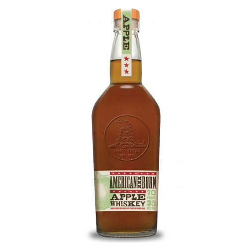 76a187edfcf990aec9e8b6836f05e755b07f53d956a5fb00d9392ce9f37b43bc American Born Whisky Apple - 750ML - Image 1