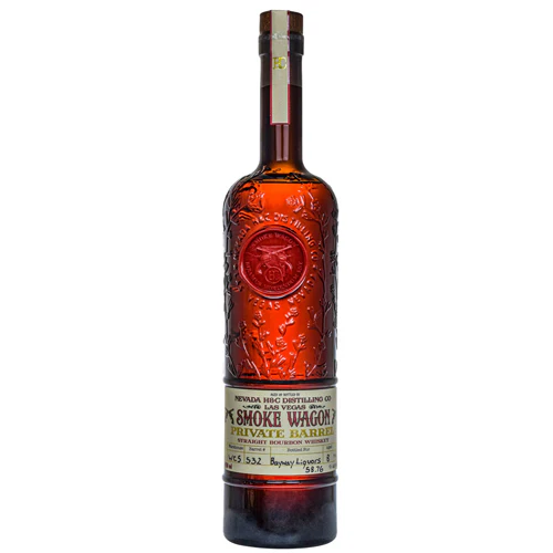 9ebfe1b85a809e9346dfebad807b7ebc2fe6a19200e4511ef3738e2b060377f8 Smoke Wagon Private Barrel Bourbon Whiskey - 750ml - Image 1
