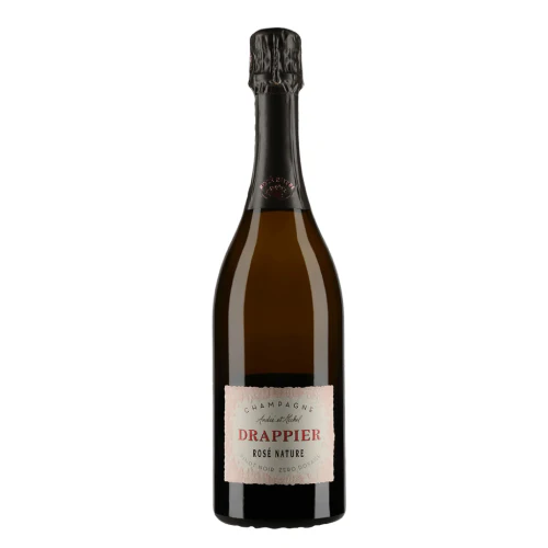 b2f5146d170b3c43907f93456beee344138cafa31ba0757a6dcc7024050d3e08 Drappier Brut Nat Rose Zero Dsage Nv - 750ML - Image 1