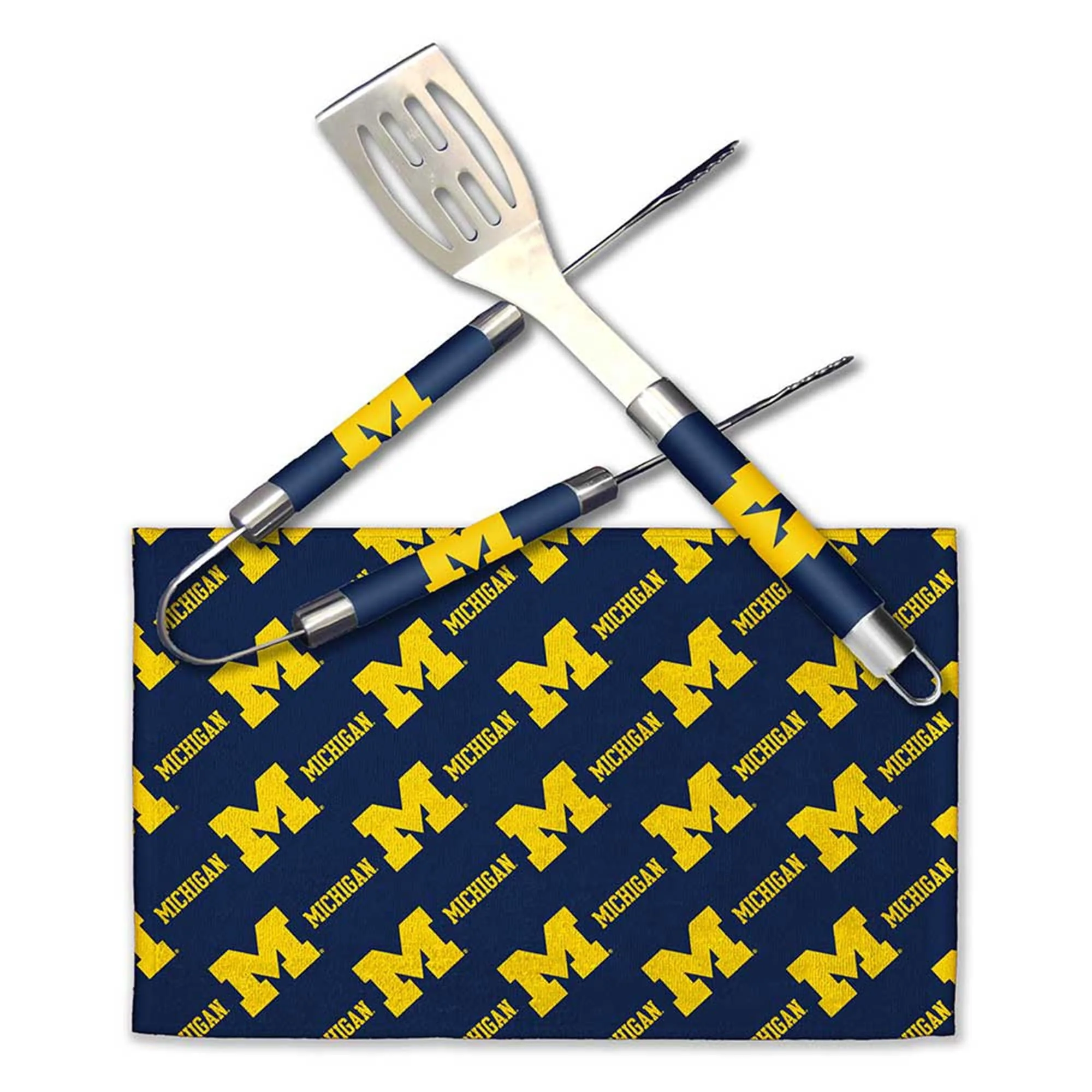 Michigan Wolverines  BBQ Grill Utensil Set