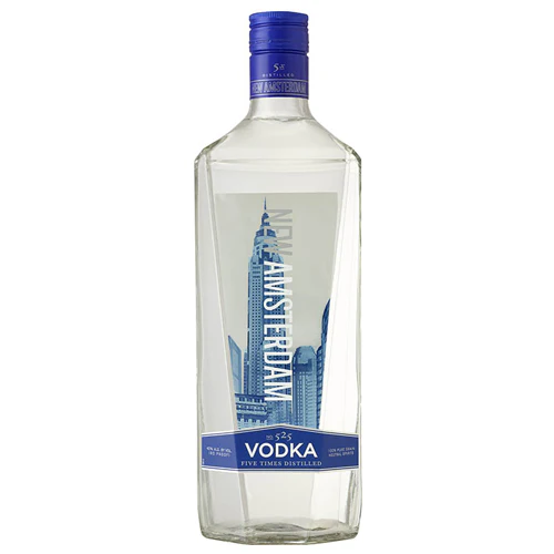 e5ddbb68de73026536ba636a291977e18027b56ee854b7ff265faf08d8159ae8 New Amsterdam Vodka 80 Proof - 1.75L - Image 1