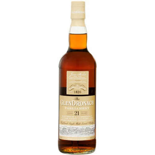e90b3966cb7dc794853665621907d577856fded97bd913175603ea3ed6774194 Glendronach Scotch 21Year - 750ML - Image 1