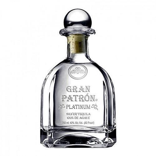 e978364713334353e828b967b315a6fdf3c477e4a44cbb53bd4b8e180e3468eb Gran Patron Tequila Silver Platinum - 750ML - Image 1