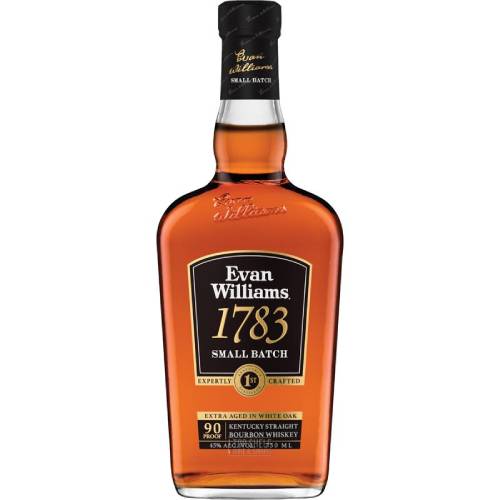 f0a89976b6d6cd17e594d0318e409b2e81ef6d0c38b59ce6421164f5e8e4aae3 Evan Williams Bourbon Small Batch 1783 - 750ML - Image 1