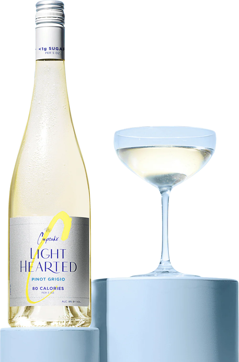 f9661ee29d051f6c84459368264f55b98f5db7653b34ec3a1ad9e86d42ba458e Cupcake Light Hearted Pinot Grigio - 750ML - Image 1